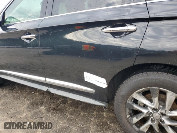 2013 Infiniti JX35 with VIN 5N1AL0MMXDC306745, listed as a Copart auction lot 74531614 with 132,460 mi miles and Salvage Title. Bid and sale history available at carsss.com. Image 13.