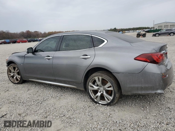 2018 Infiniti Q70 Luxe with VIN JN1BY1PR9JM370727, listed as a Copart auction lot 85170544 with Not provided miles and Clean title. Bid and sale history available at DreamBid. Image 2.