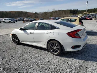 2021 Honda Civic Sedan EX-L with VIN 19XFC1F70ME005532, listed as a Copart auction lot 45128365 with 47,633 mi miles and Salvage Title. Bid and sale history available at carsss.com. Image 2.
