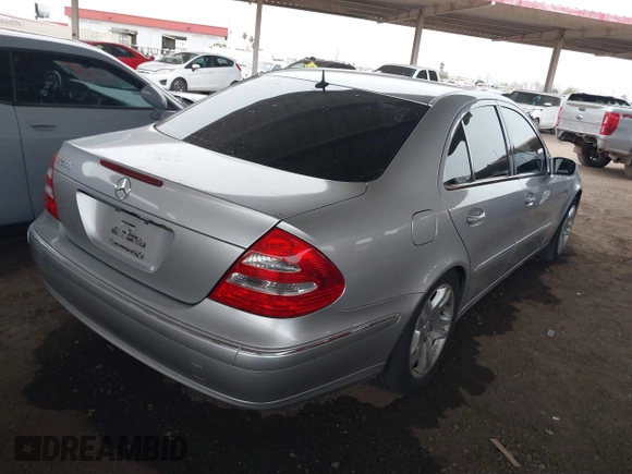2003 Mercedes-Benz E 500 with VIN WDBUF70J53A109682, listed as a IAAI auction lot 41576258 with 226,118 mi miles and . Bid and sale history available at DreamBid. Image 4.