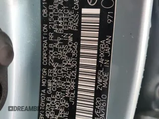2020 Toyota Prius LE with VIN JTDL9RFU2L3013546, listed as a Copart auction lot 58973725 with 42,518 mi miles and Salvage title. Bid and sale history available at DreamBid. Image 13.