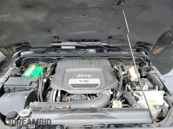 2014 Jeep Wrangler Sahara with VIN 1C4AJWBG0EL306703, listed as a Copart auction lot 51450215 with 115,932 mi miles and Salvage Title. Bid and sale history available at DreamBid. Image 12.
