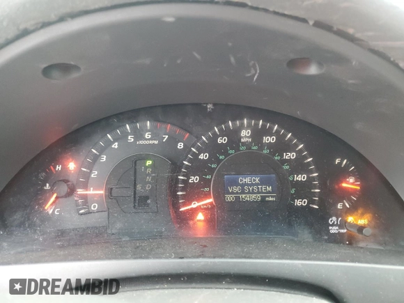 2009 Toyota Camry LE with VIN 4T1BK46K69U579192, listed as a Copart auction lot 44104395 with 154,859 mi miles and Salvage Title. Bid and sale history available at carsss.com. Image 9.