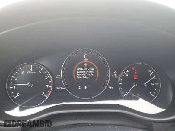 2023 Mazda CX-30 S with VIN 3MVDMBAM8PM557537, listed as a Copart auction lot 61154835 with 23,450 mi miles and Salvage title. Bid and sale history available at DreamBid. Image 9.