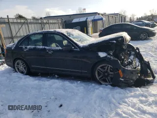 2013 Mercedes-Benz C 350 Sport with VIN WDDGF5HB6DA835218, listed as a Copart auction lot 41337035 with 56,977 mi miles and Salvage Title. Bid and sale history available at DreamBid. Image 4.