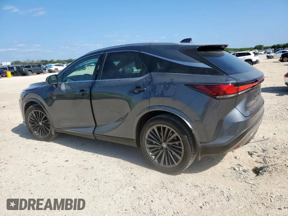 2024 Lexus RX 350 with VIN 2T2BAMBA9RC045973, listed as a Copart auction lot 59936185 with 9,352 mi miles and Salvage title. Bid and sale history available at DreamBid. Image 2.