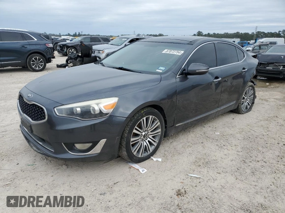 2016 Kia Cadenza Premium with VIN KNALN4D76G5221688, listed as a Copart auction lot 87072754 with 178,914 mi miles and Salvage Title. Bid and sale history available at carsss.com. Image 1.