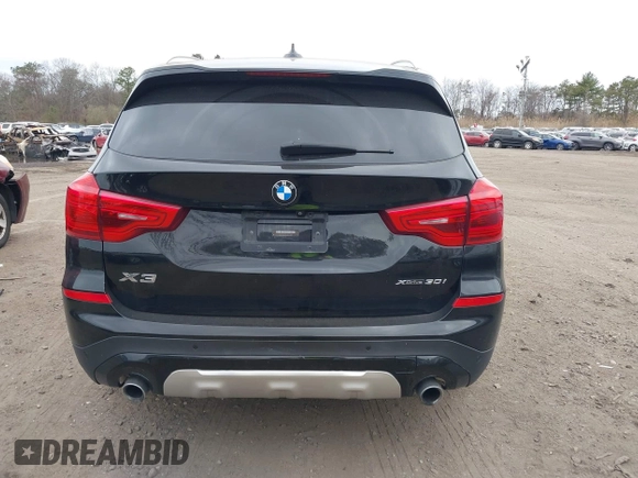 2019 BMW X3 xDrive30i with VIN 5UXTR9C59KLE12418, listed as a IAAI auction lot 41978592 with 48,095 mi miles and . Bid and sale history available at DreamBid. Image 16.