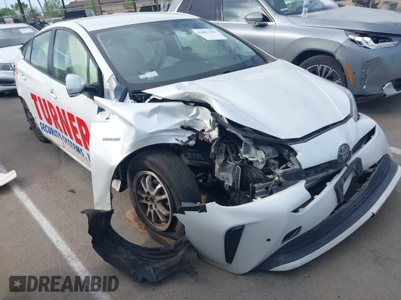 2022 Toyota Prius L Eco with VIN JTDKAMFU8N3153691, listed as a IAAI auction lot 42001298 with 190,268 mi miles and . Bid and sale history available at DreamBid. Image 1.