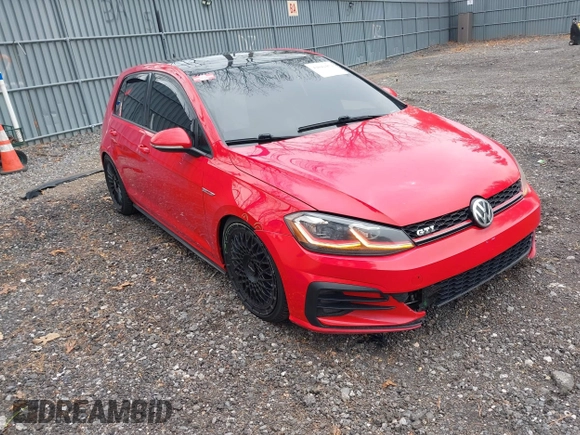 2018 Volkswagen GTI S z VIN 3VW547AU3JM262787, wystawiony jako IAAI lot #42042452 z przebiegiem 98 716 mil mil oraz . Historia ofert i sprzedaży dostępna na DreamBid. Obrazek 1.