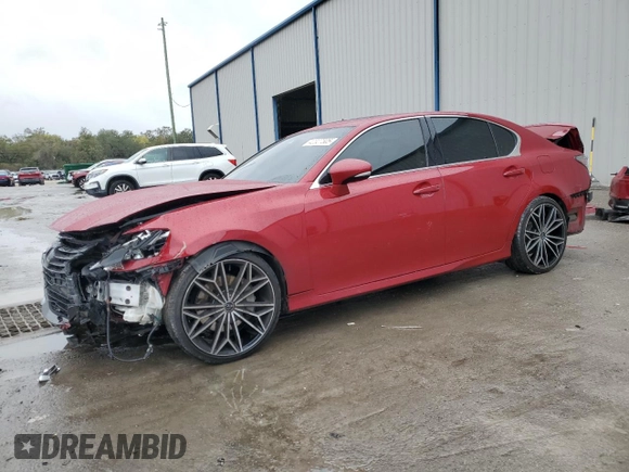 2016 Lexus GS 350 with VIN JTHBZ1BL6GA004357, listed as a Copart auction lot 42327505 with 116,224 mi miles and Salvage Title. Bid and sale history available at carsss.com. Image 1.