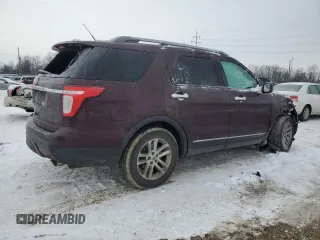 2011 Ford Explorer XLT with VIN 1FMHK7D83BGA41895, listed as a Copart auction lot 87130434 with Not Provided miles and Salvage Title. Bid and sale history available at carsss.com. Image 3.