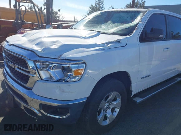 2022 Ram 1500 Big Horn with VIN 1C6RREFM6NN431903, listed as a IAAI auction lot 41377794 with 48,477 mi miles and . Bid and sale history available at DreamBid. Image 18.