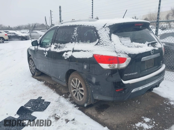 2015 Nissan Pathfinder Platinum with VIN 5N1AR2MM2FC639602, listed as a IAAI auction lot 41294747 with 119,925 mi miles and . Bid and sale history available at DreamBid. Image 3.