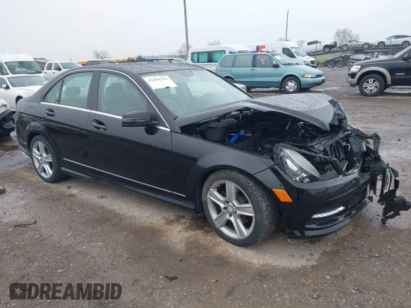 2011 Mercedes-Benz C-Class C 300 Sport with VIN WDDGF8BBXBR160983, listed as a IAAI auction lot 41996335 with 63,846 mi miles. Bid and sale history available at carsss.com. Image 1.