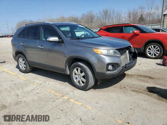 2011 Kia Sorento LX with VIN 5XYKT3A11BG049925, listed as a Copart auction lot 51113785 with 126,778 mi miles and Salvage Title. Bid and sale history available at DreamBid. Image 4.