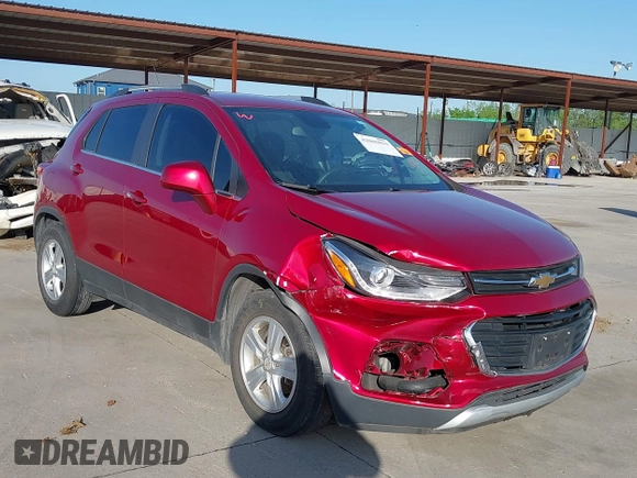 2020 Chevrolet Trax LT with VIN 3GNCJLSB7LL229882, listed as a IAAI auction lot 42005834 with 38,975 mi miles and . Bid and sale history available at DreamBid. Image 1.