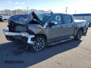2021 Chevrolet Silverado 1500 LT z VIN 3GCUYDED3MG387674, wystawiony jako Copart lot #52900095 z przebiegiem 4 793 mil mil oraz Szkoda całkowita • Salvage title. Historia ofert i sprzedaży dostępna na DreamBid. Obrazek 1.