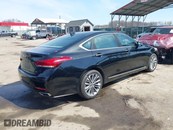 2015 Hyundai Genesis 3.8L z VIN KMHGN4JE6FU038072, wystawiony jako IAAI lot #41739135 z przebiegiem 104 414 mil mil oraz . Historia ofert i sprzedaży dostępna na DreamBid. Obrazek 4.