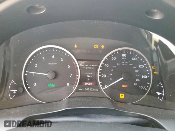 2013 Lexus ES 300h with VIN JTHBW1GG5D2000388, listed as a Copart auction lot 64304265 with 202,302 mi miles and Clean title. Bid and sale history available at DreamBid. Image 9.