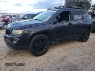 2014 Jeep Compass Altitude with VIN 1C4NJCBA0ED674420, listed as a Copart auction lot 79798084 with 154,051 mi miles and Salvage Title. Bid and sale history available at carsss.com. Image 1.