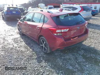 2019 Subaru Impreza Premium with VIN 4S3GTAD62K3714059, listed as a IAAI auction lot 41395396 with 51,199 mi miles. Bid and sale history available at carsss.com. Image 3.
