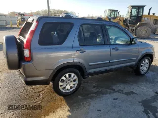 2005 Honda CR-V EX SE with VIN SHSRD78955U334534, listed as a Copart auction lot 46624465 with 160,871 mi miles and Salvage Title. Bid and sale history available at carsss.com. Image 3.