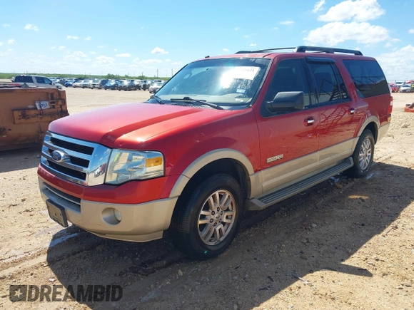 2007 Ford Expedition Max Eddie Bauer с VIN 1FMFK17537LA33512, выставлен на аукционе IAAI как лот 42219121 с пробегом 168 279 миль миль и . История ставок и продаж доступна на DreamBid. Изображение 2.