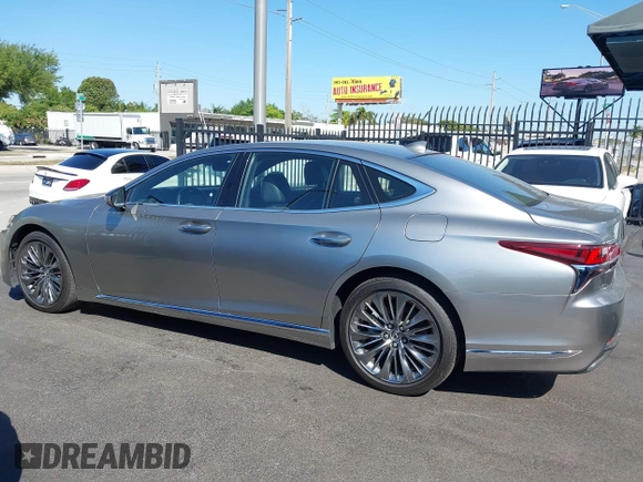 2018 Lexus LS 500 z VIN JTHC51FF3J5003302, wystawiony jako IAAI lot #41791644 z przebiegiem 64 632 mil mil oraz . Historia ofert i sprzedaży dostępna na DreamBid. Obrazek 6.