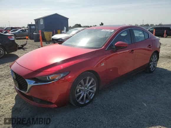 2022 Mazda 3 Carbon Edition z VIN JM1BPACL2N1506916, wystawiony jako Copart lot #54924185 z przebiegiem 71 622 mil mil oraz Szkoda całkowita • Salvage title. Historia ofert i sprzedaży dostępna na DreamBid. Obrazek 1.