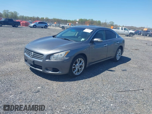 2014 Nissan Maxima SV with VIN 1N4AA5AP1EC458409, listed as a IAAI auction lot 42056758 with 103,570 mi miles and . Bid and sale history available at DreamBid. Image 2.