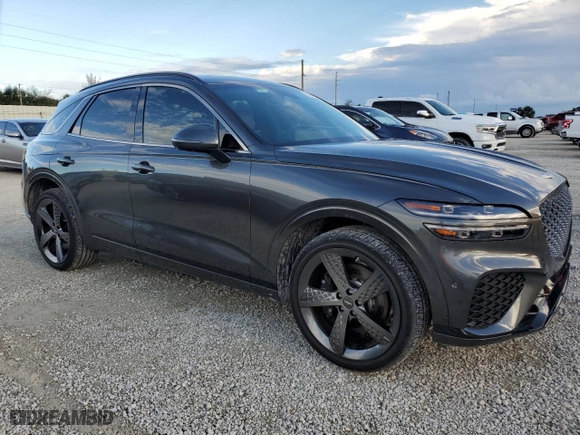 2024 Genesis GV70 3.5T Sport with VIN 5NMMCDTC4RH008296, listed as a Copart auction lot 74267434 with 9,639 mi miles and Non Repairable. Bid and sale history available at carsss.com. Image 4.