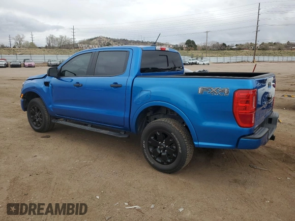 2023 Ford Ranger XL with VIN 1FTER4FH3PLE07822, listed as a Copart auction lot 51092095 with 25,714 mi miles and Salvage title. Bid and sale history available at DreamBid. Image 2.
