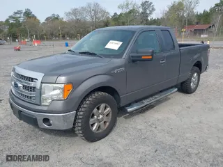 2013 Ford F-150 XL with VIN 1FTEX1CM8DFB14529, listed as a IAAI auction lot 41874583 with 157,757 mi miles. Bid and sale history available at carsss.com. Image 2.