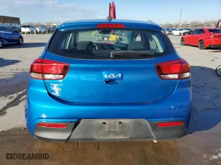 2022 Kia Rio 5-Door S with VIN 3KPA25AD5NE473243, listed as a Copart auction lot 89268895 with NaN miles and Salvage Title. Bid and sale history available at carsss.com. Image 6.