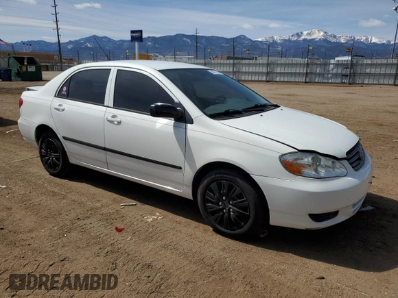 2004 Toyota Corolla CE with VIN 1NXBR32E54Z232984, listed as a Copart auction lot 50067395 with 195,836 mi miles and Salvage Title. Bid and sale history available at DreamBid. Image 4.