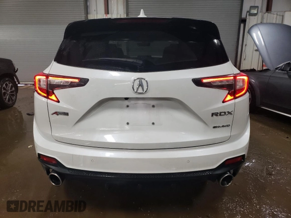2021 Acura RDX w/A-Spec Package with VIN 5J8TC2H62ML035489, listed as a Copart auction lot 42797534 with 28,695 mi miles. Bid and sale history available at carsss.com. Image 6.