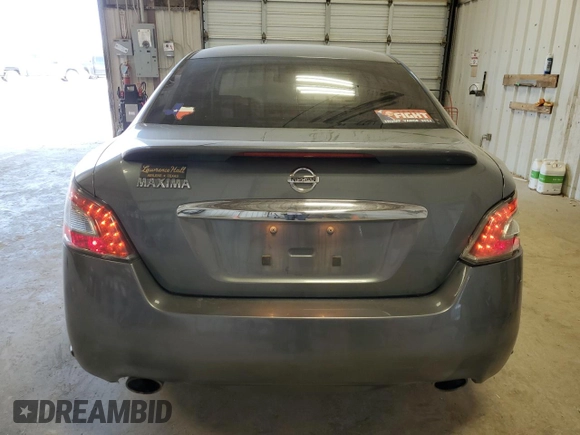 2014 Nissan Maxima S with VIN 1N4AA5AP3EC491816, listed as a Copart auction lot 51977075 with 122,932 mi miles and Salvage Title. Bid and sale history available at DreamBid. Image 6.