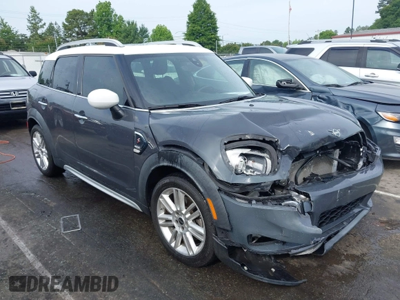 2020 MINI Countryman Cooper S with VIN WMZYW7C0XL3L85463, listed as a IAAI auction lot 42344478 with 54,654 mi miles and . Bid and sale history available at DreamBid. Image 1.