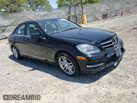 2014 Mercedes-Benz C 250 Sport with VIN WDDGF4HB0EA933110, listed as a Copart auction lot 55139615 with 110,603 mi miles and Salvage Title. Bid and sale history available at DreamBid. Image 13.
