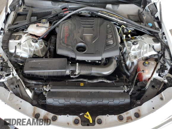 2019 Alfa Romeo Giulia Ti Sport with VIN ZARFAMBN7K7606337, listed as a Copart auction lot 62348415 with 43,709 mi miles and Salvage title. Bid and sale history available at DreamBid. Image 11.