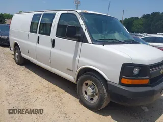 2006 Chevrolet Express Cargo with VIN 1GCGG29U161103541, listed as a IAAI auction lot 42582209 with 299,787 mi miles and . Bid and sale history available at DreamBid. Image 1.