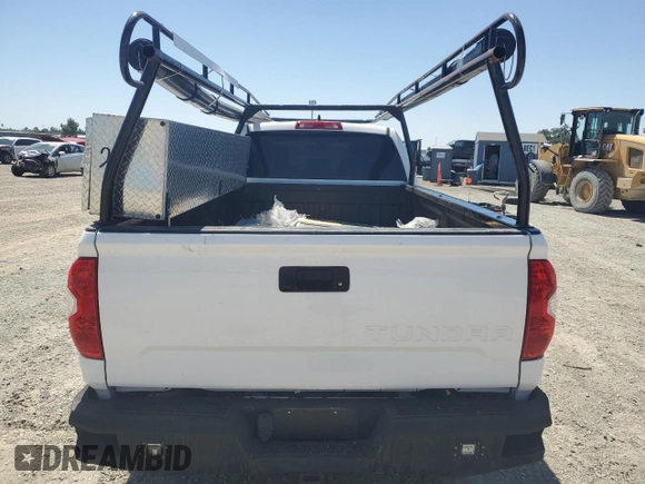 2021 Toyota Tundra SR with VIN 5TFTY5F19MX012163, listed as a Copart auction lot 55816455 with 69,518 mi miles and Salvage title. Bid and sale history available at DreamBid. Image 6.