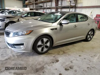 2012 Kia Optima Hybrid with VIN KNAGM4AD3C5027127, listed as a Copart auction lot 51850575 with 168,861 mi miles and Clean Title. Bid and sale history available at carsss.com. Image 1.
