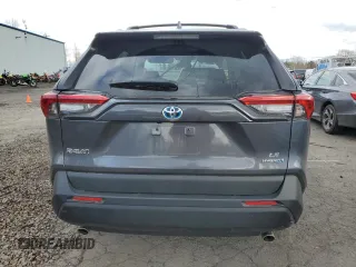 2021 Toyota RAV4 Hybrid LE with VIN 4T3MWRFV7MU048703, listed as a Copart auction lot 44434375 with 30,443 mi miles and Salvage Title. Bid and sale history available at carsss.com. Image 6.