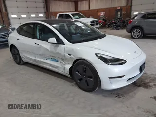 2023 Tesla Model 3 with VIN 5YJ3E1EA8PF501350, listed as a IAAI auction lot 42500841 with 19,466 mi miles and . Bid and sale history available at DreamBid. Image 1.