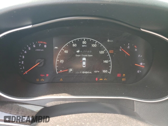 2015 Kia Cadenza Premium with VIN KNALN4D79F5183310, listed as a Copart auction lot 74126624 with 118,484 mi miles and Salvage Title. Bid and sale history available at carsss.com. Image 9.