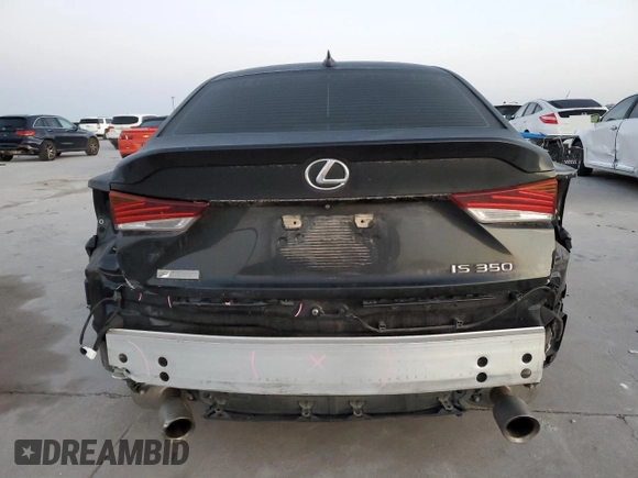 2020 Lexus IS with VIN JTHGZ1B25L5036118, listed as a Copart auction lot 49970995 with 78,321 mi miles and Salvage Title. Bid and sale history available at carsss.com. Image 6.