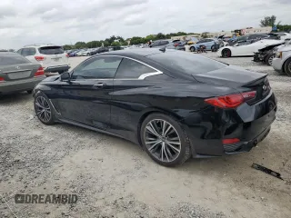 2020 Infiniti Q60 Luxe with VIN JN1EV7EK3LM340320, listed as a Copart auction lot 72427514 with 15,947 mi miles and Non Repairable. Bid and sale history available at carsss.com. Image 2.