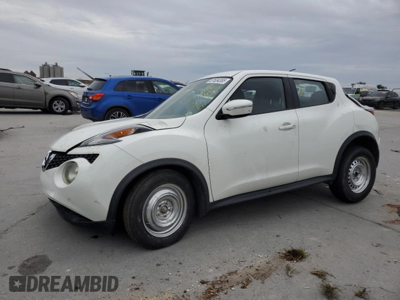 2015 Nissan Juke S with VIN JN8AF5MR9FT509721, listed as a Copart auction lot 87634355 with 131,191 mi miles and Salvage Title. Bid and sale history available at carsss.com. Image 1.